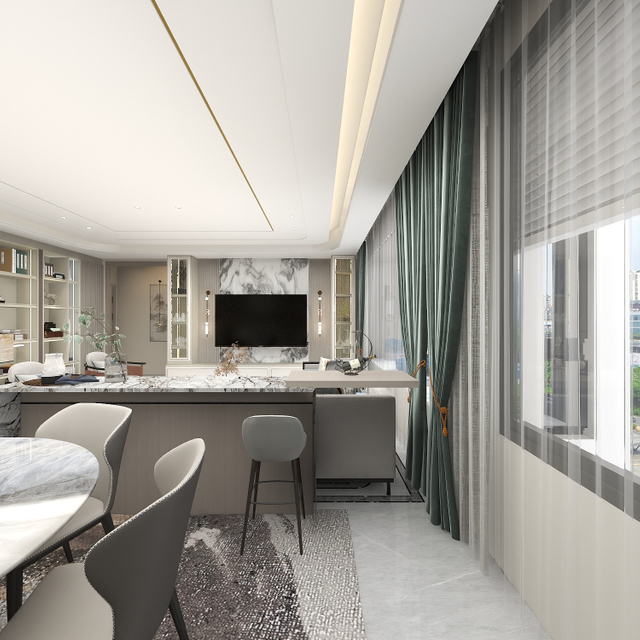 Moderne stijl licht luxe witte tv -kast