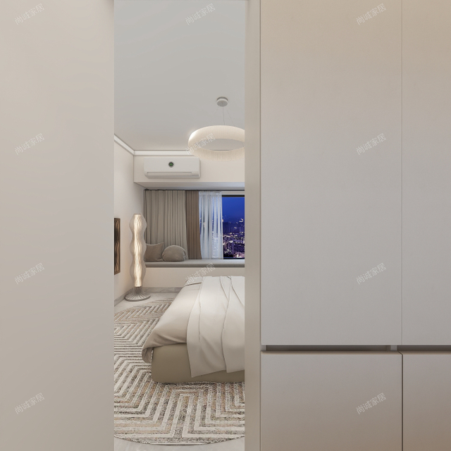 Minimalistische stijl slaapkamer duurzame garderobe